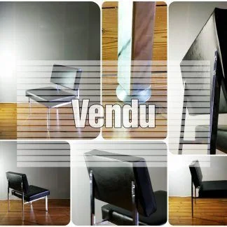Fauteuil chauffeuse moderniste dans le goût de Florence KNOLL, années 1950 – 1960