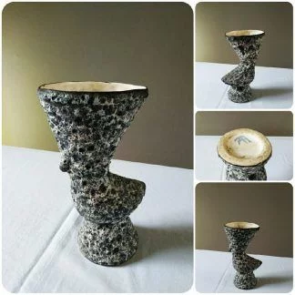 Vase en céramique vintage de Alain Rufas