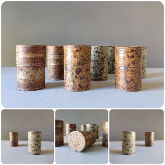 Gobelets en céramique de grés par Olivier CARRIQUIRY