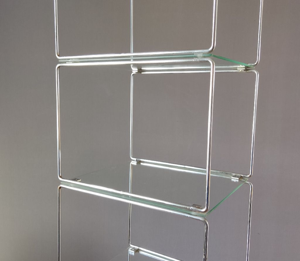Étagère Vintage Chromé 1970 – Image 5