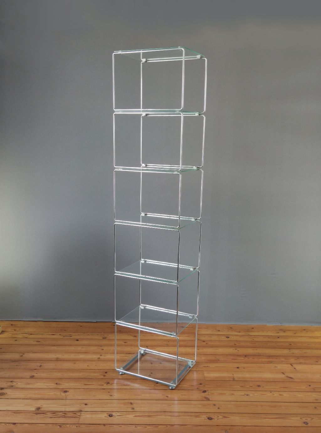 Étagère Vintage Chromé 1970 – Image 3