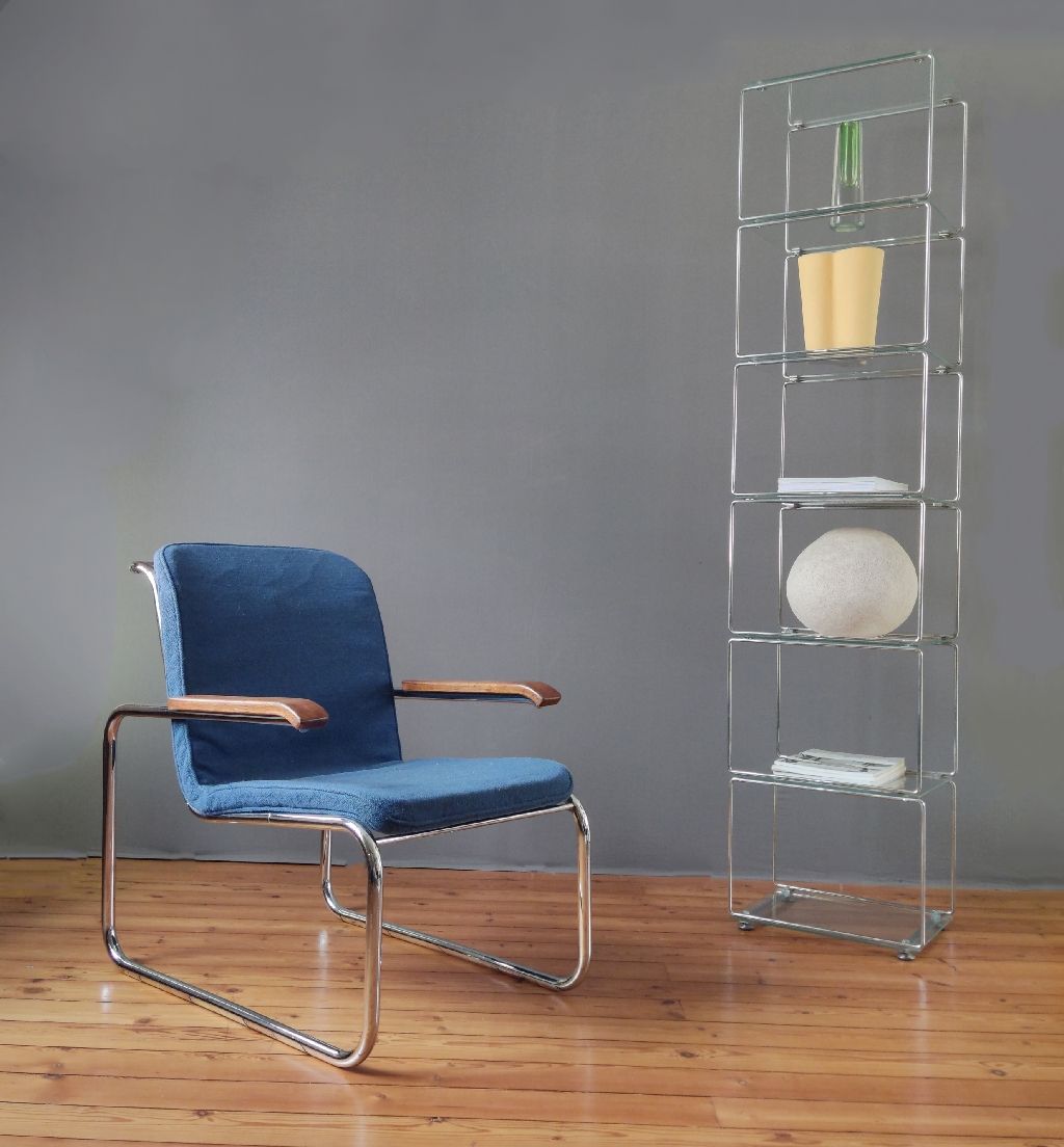 Étagère Vintage Chromé 1970 – Image 2